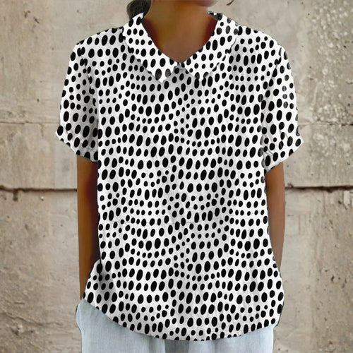 Órlaith - Polka Dot Print Blouse