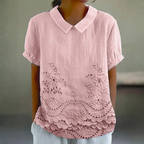 Ciara - Embroidered Floral Blouse