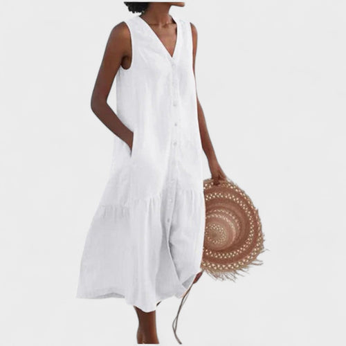 Keeva - Dress with V-Neck