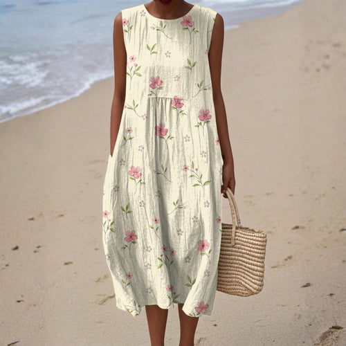 Clíona - Dress with Floating Petals