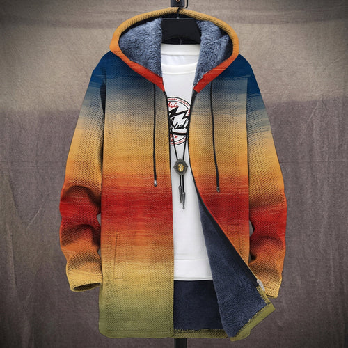 Orlagh - Multicoloured Sunset Gradient Print Jacket