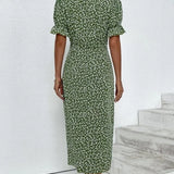 Aoife - Floral V-Neck Dress