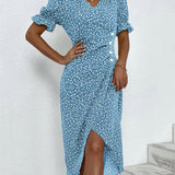 Aoife - Floral V-Neck Dress