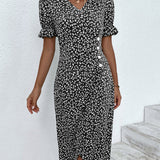Aoife - Floral V-Neck Dress