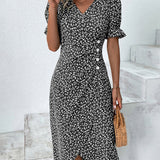 Aoife - Floral V-Neck Dress