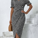 Aoife - Floral V-Neck Dress