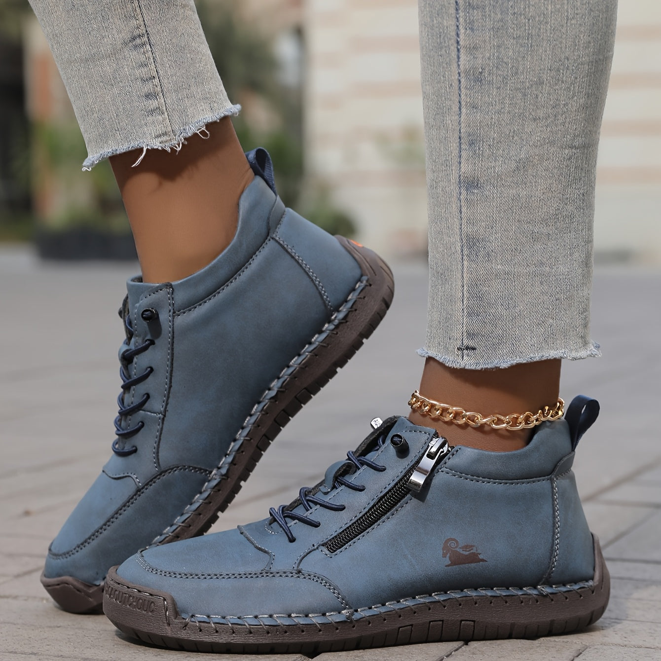 Eimear - Zip-Up Orthopedic Shoes