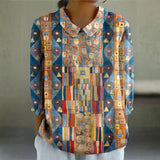 Doireann - Artistic Mosaic Blouse