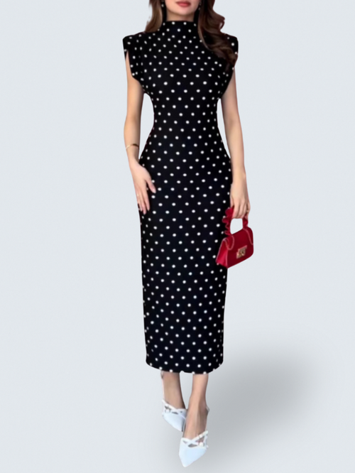 Nuala - Elegant V-Neck Waist Dress