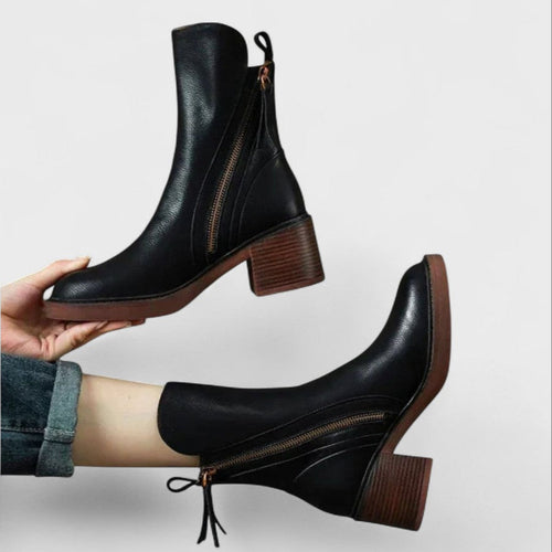Deirdre - Leather Ankle Boots