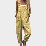Nessa - Comfortable Printed dungarees