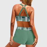 Muirne - Ribbed High-Waisted Bikini