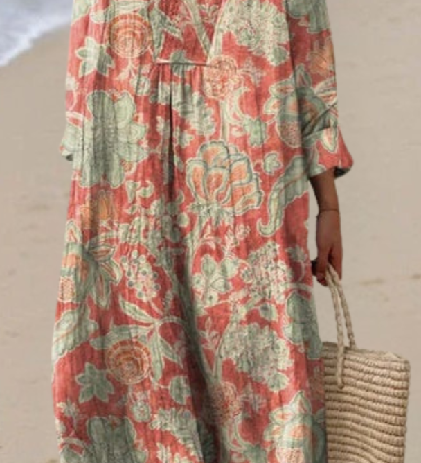 Deirdre - Vintage Floral Dress