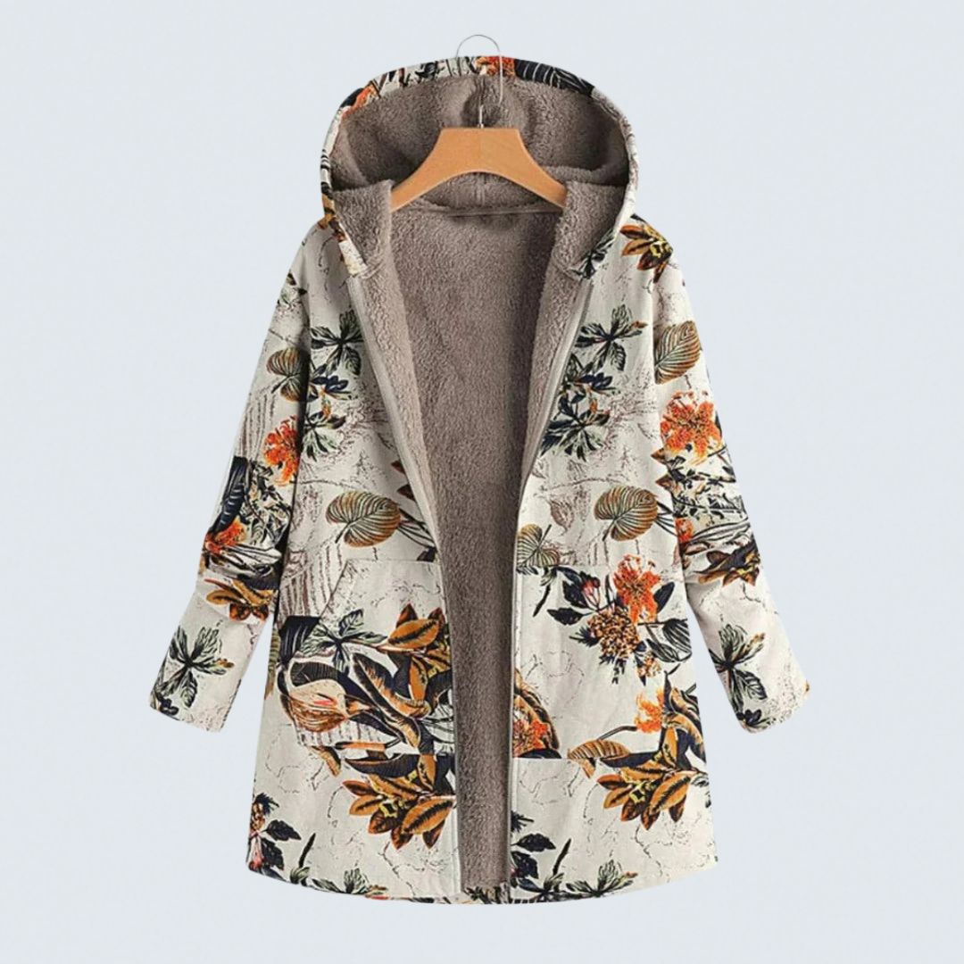 Shauna - Floral Fleece Jacket