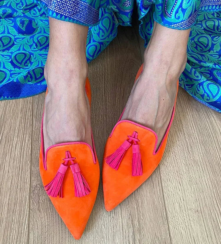 Clodagh - Fringed Moccasins
