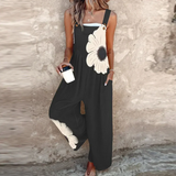 Nessa - Comfortable printed dungarees