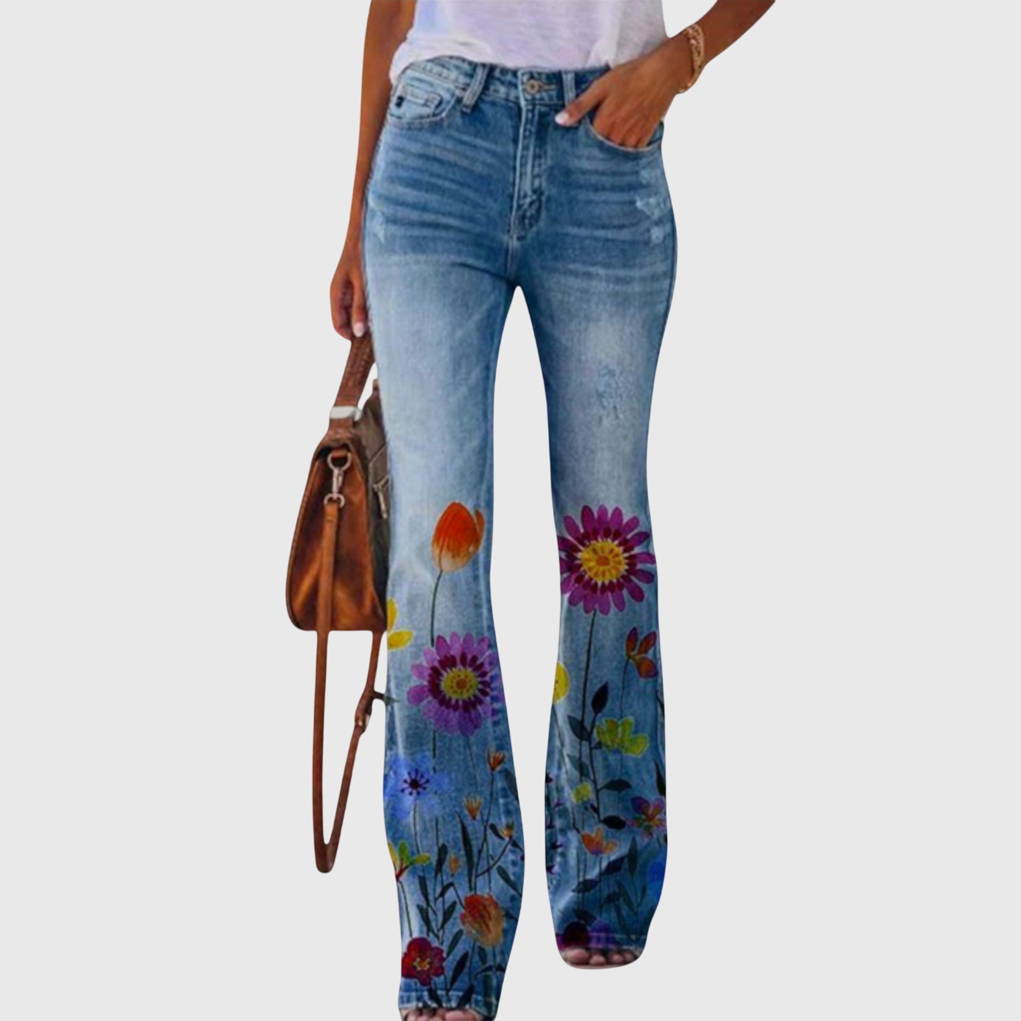 Saoirse - Trousers with Flowers