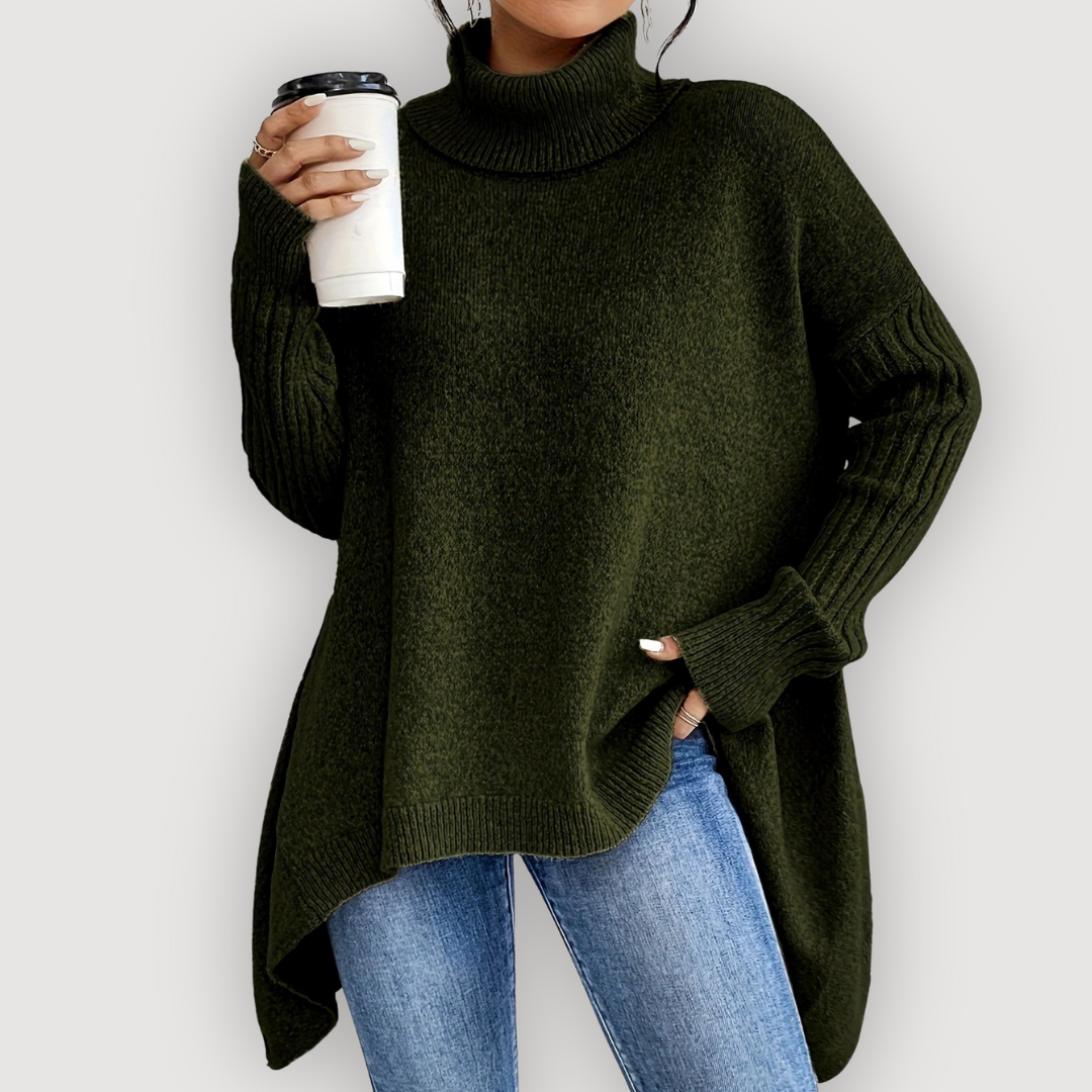 Caoimhe - LORENA – COSY POLO NECK JUMPER