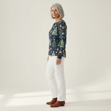 Aoife - Navy Christmas Tree Top