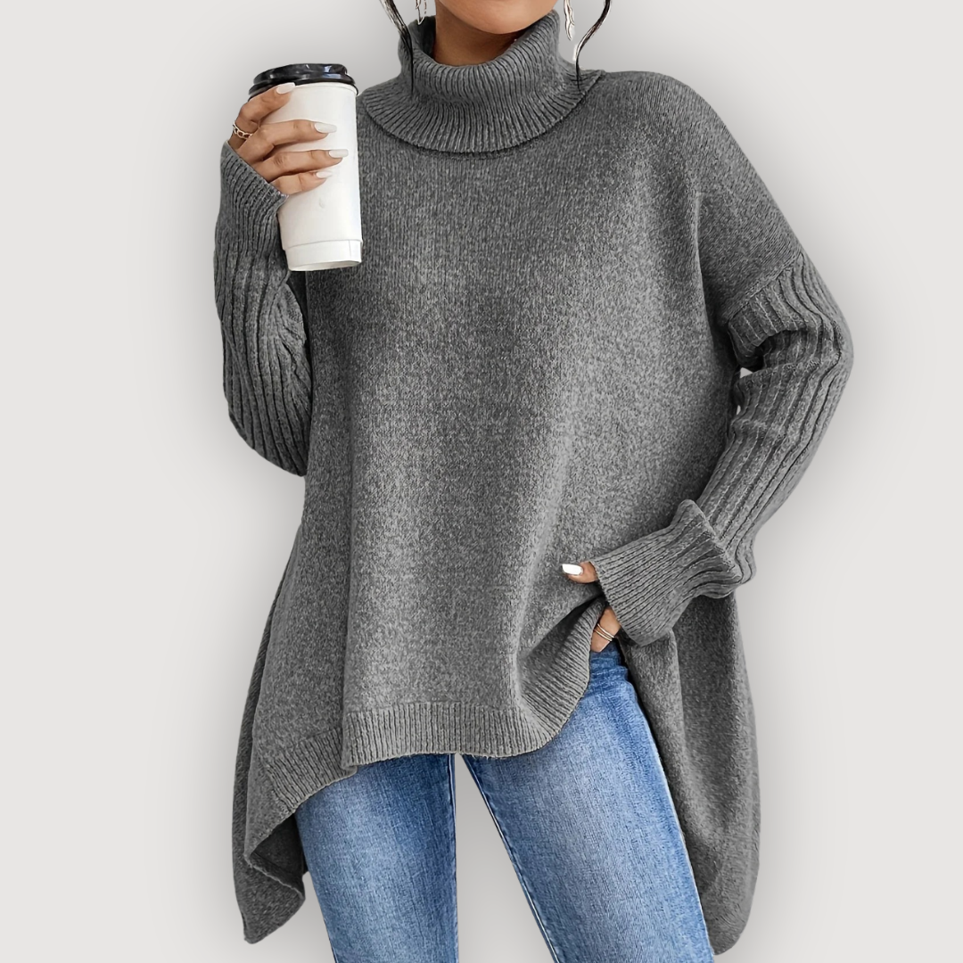 Caoimhe - LORENA – COSY POLO NECK JUMPER