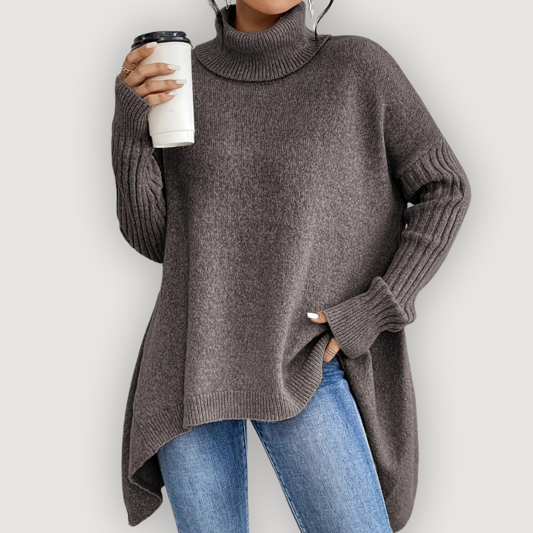 Caoimhe - LORENA – COSY POLO NECK JUMPER