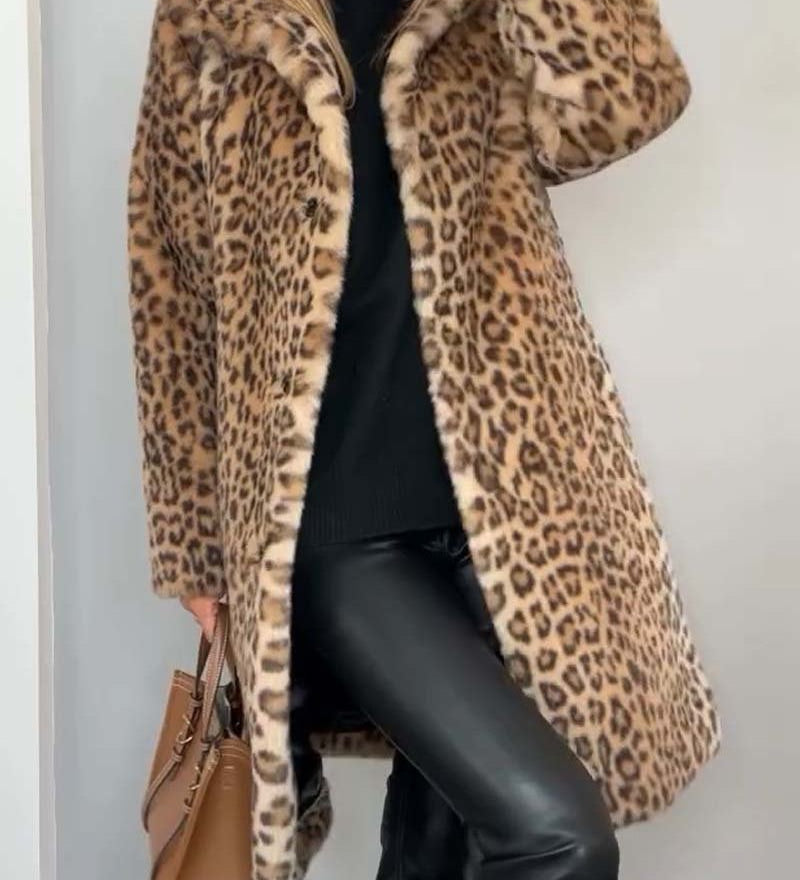Orlagh - Leopard Long Jacket