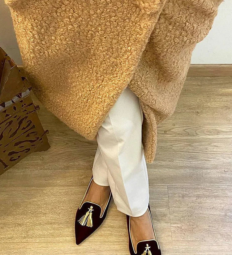 Clodagh - Fringed Moccasins