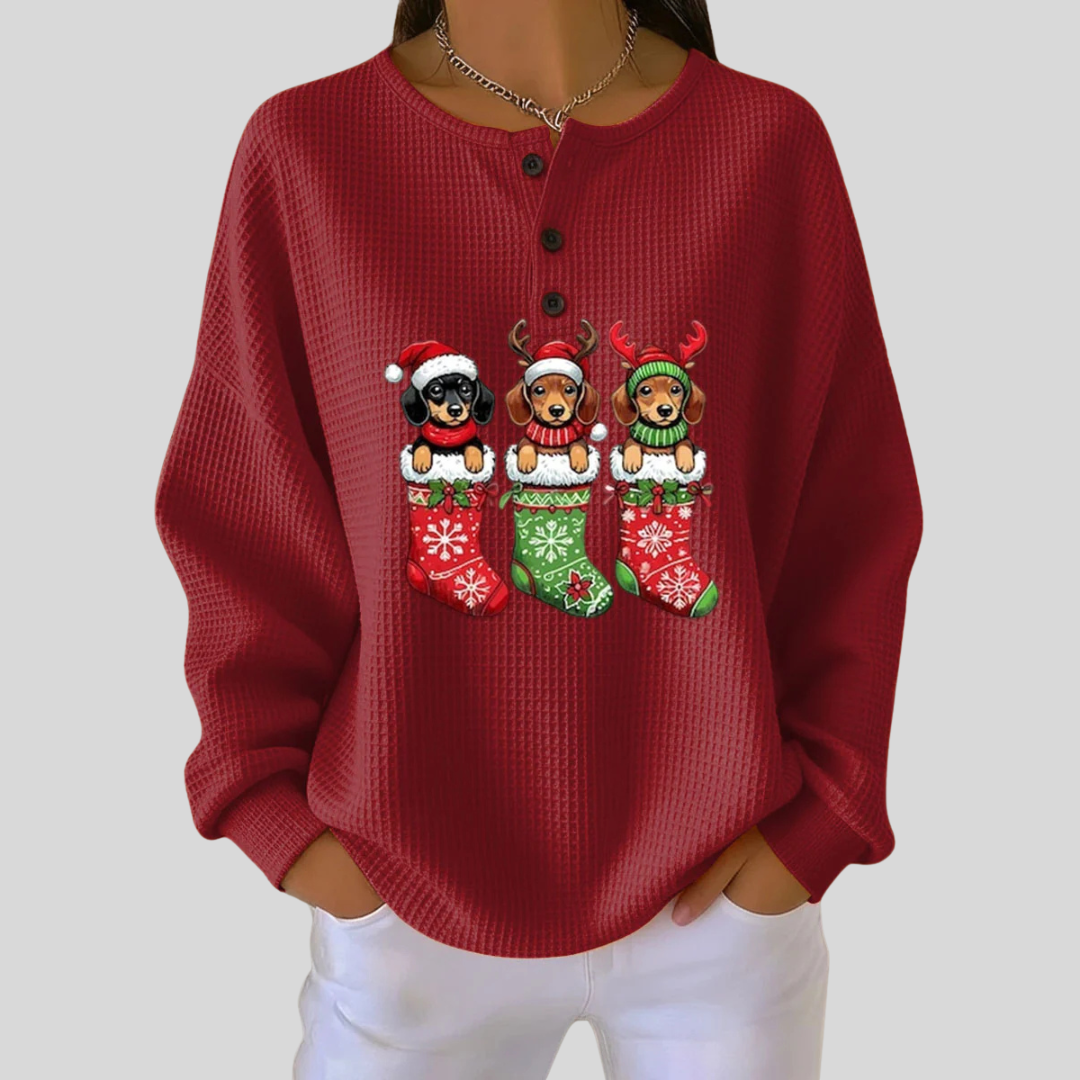 Deirdre - Christmas Stocking Top