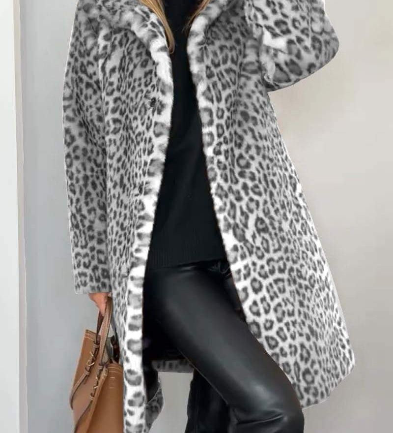 Orlagh - Leopard Long Jacket