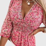 Nuala - Floral Puff Sleeve Dress