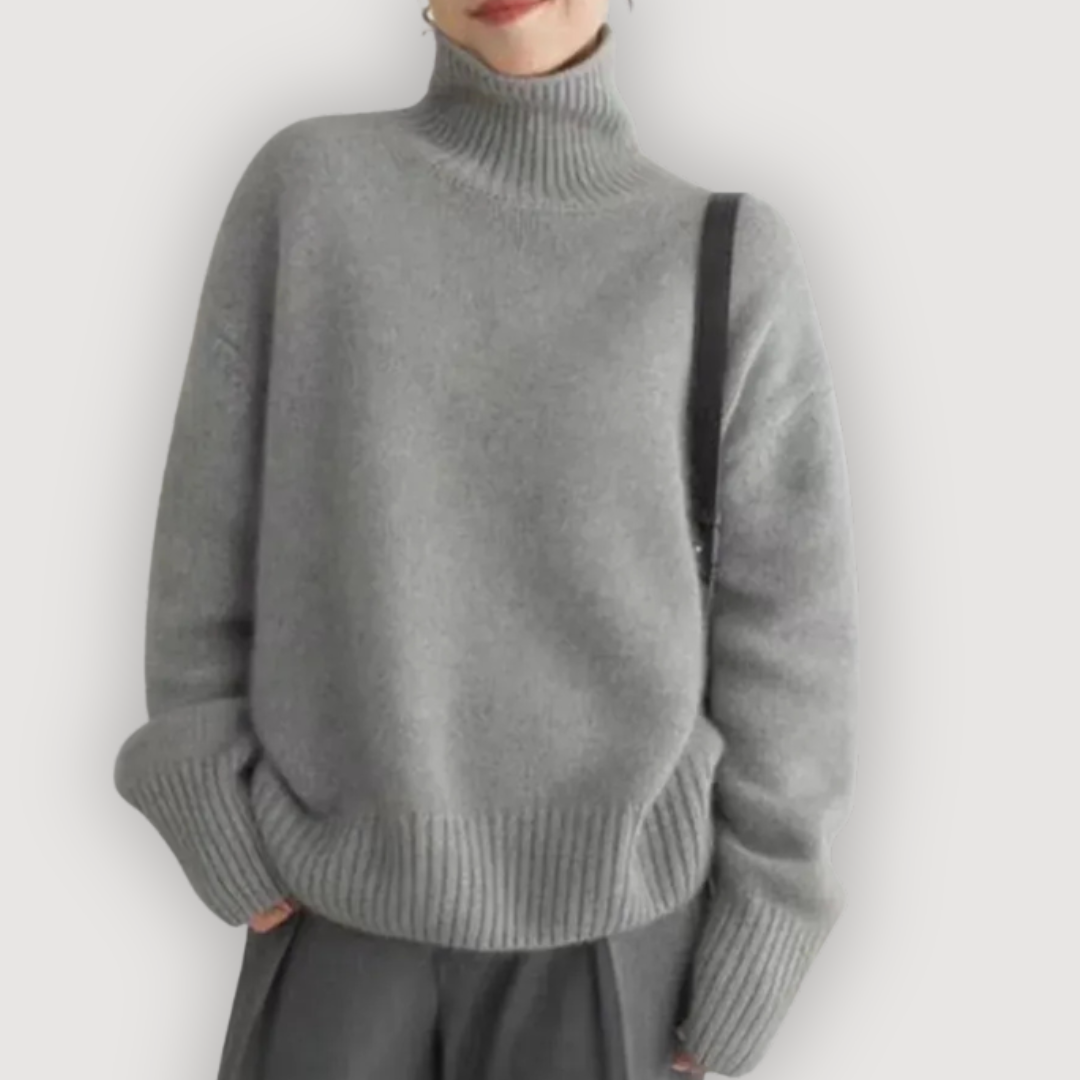 Muirne - AUDREY – COSY POLO NECK JUMPER