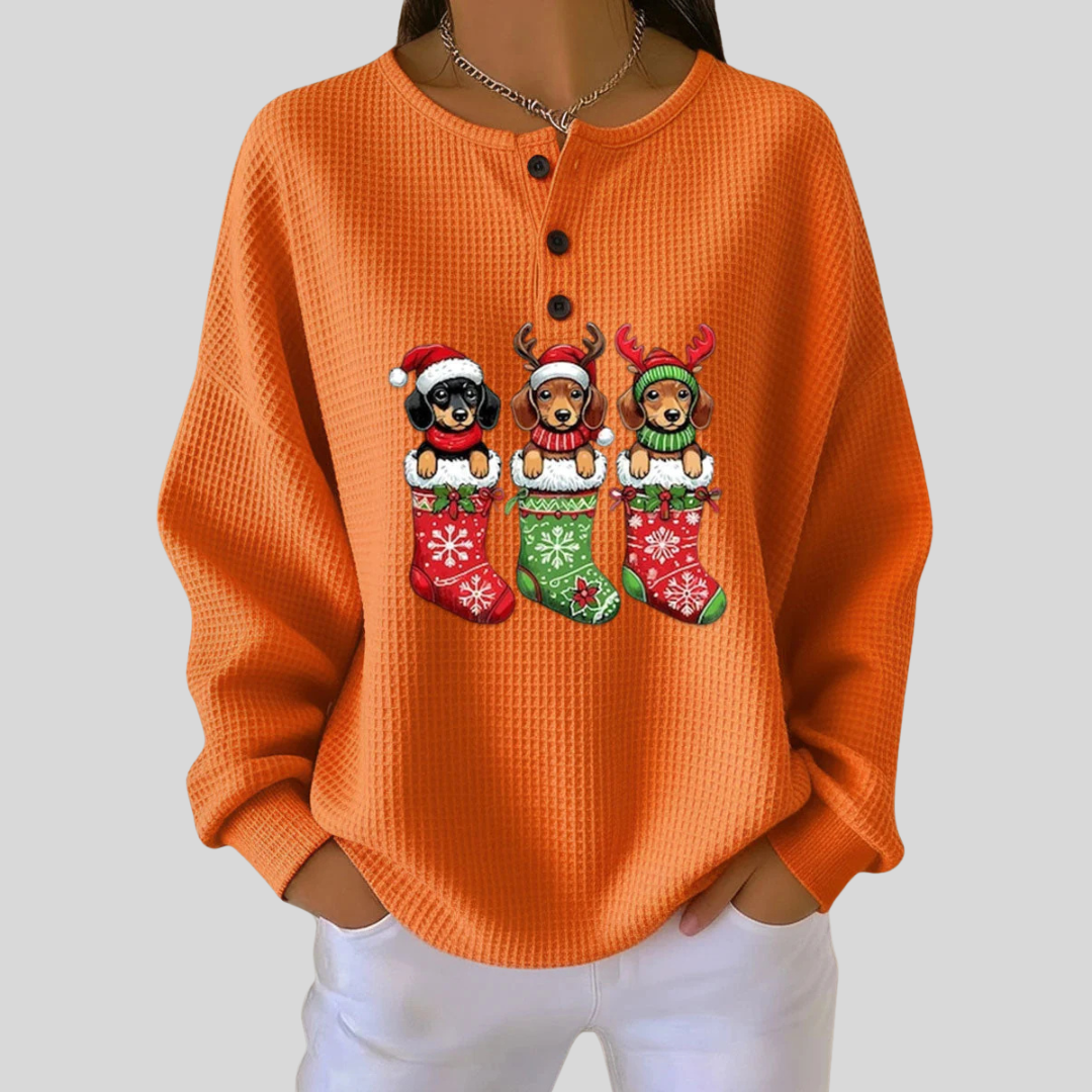 Deirdre - Christmas Stocking Top