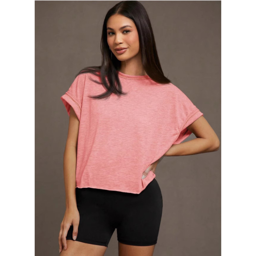 Muirne - Everyday Cut Out Hemline Womenswear Top