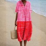 Sadhbh - Striking Checkered Dress
