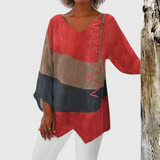 Emer - Sophisticated V-Neck Tunic