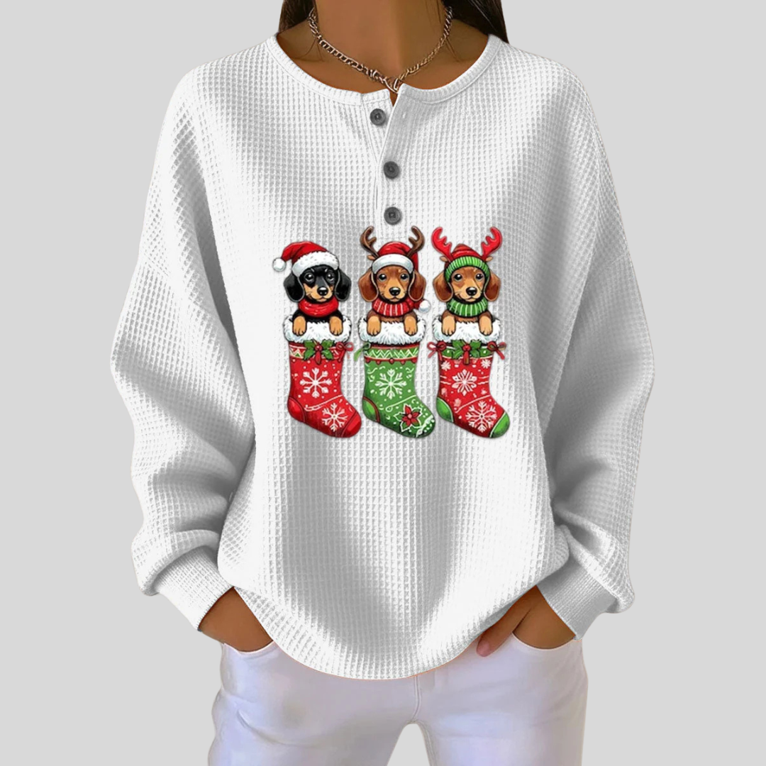 Deirdre - Christmas Stocking Top