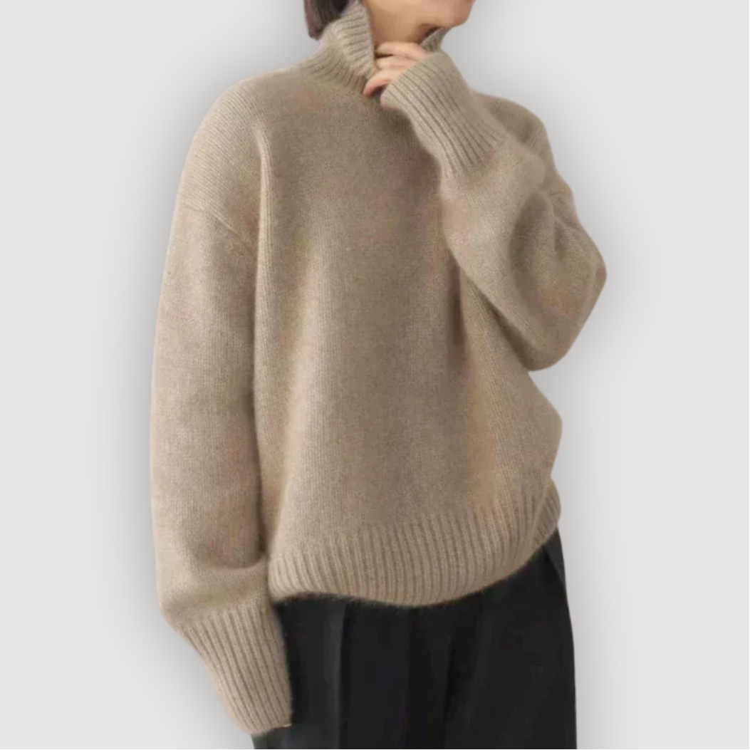 Muirne - AUDREY – COSY POLO NECK JUMPER