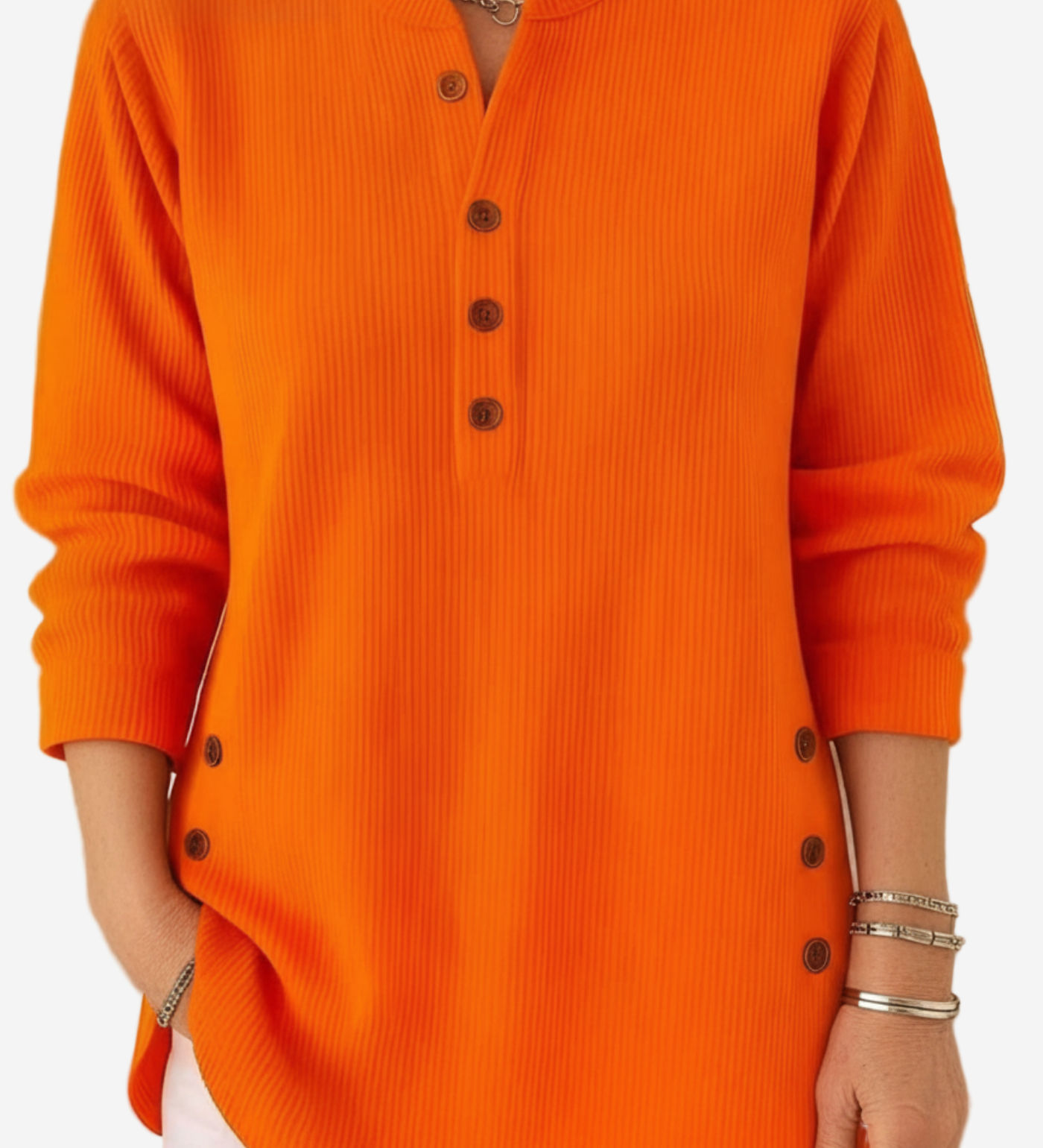 Síomha - Harperly – Long Sleeve Solid Knit Jumper