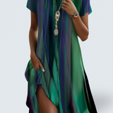 Caoimhe - Relaxed Boho Dress with Gradient