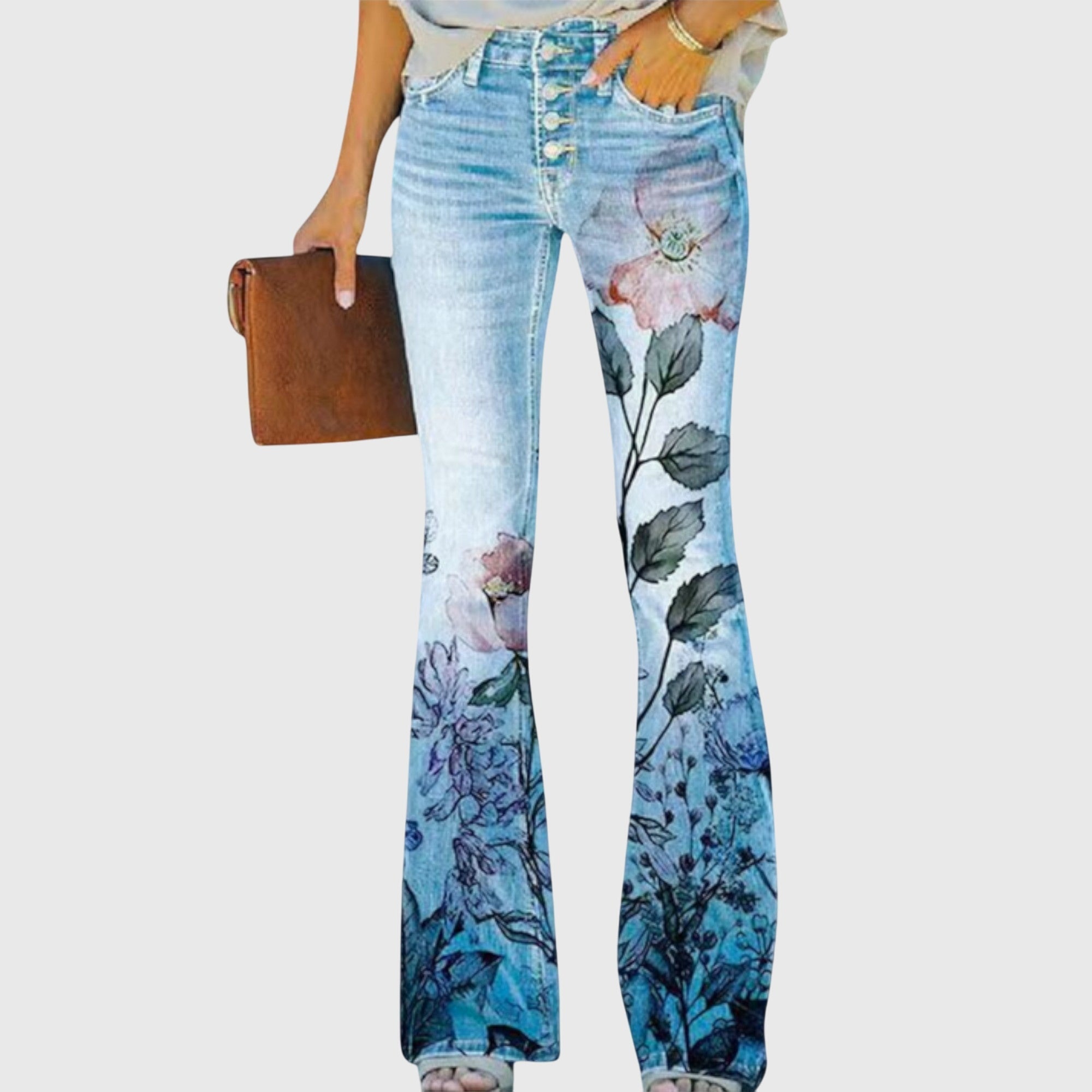Saoirse - Trousers with Flowers