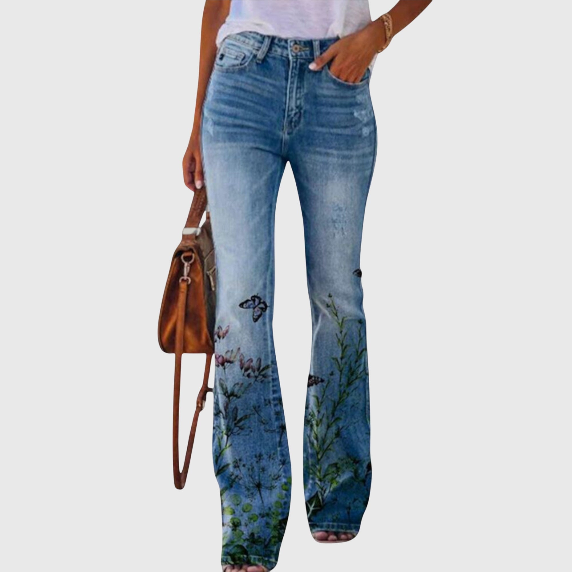 Saoirse - Trousers with Flowers