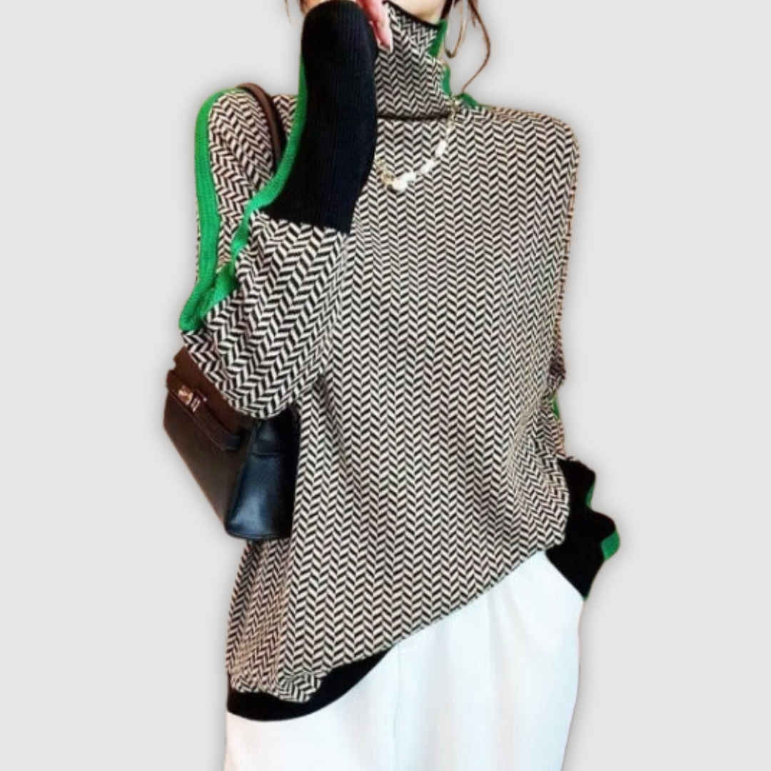 Nuala - MARY – CHIC POLO NECK JUMPER