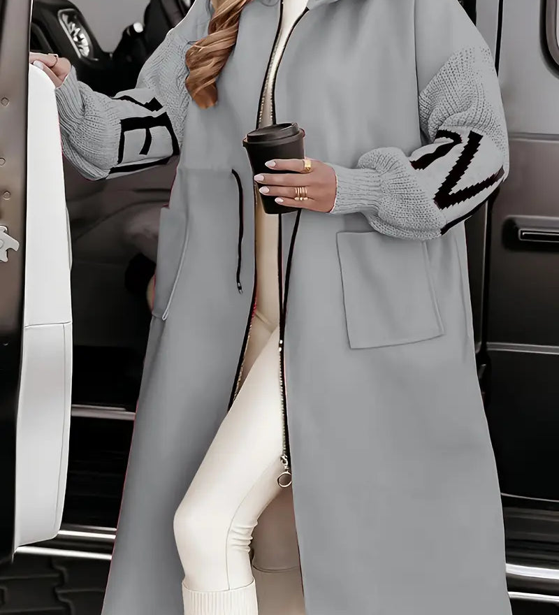 Honora - Elegant Hooded Coatigan
