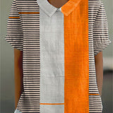 Doireann - Striped Colour Block Blouse