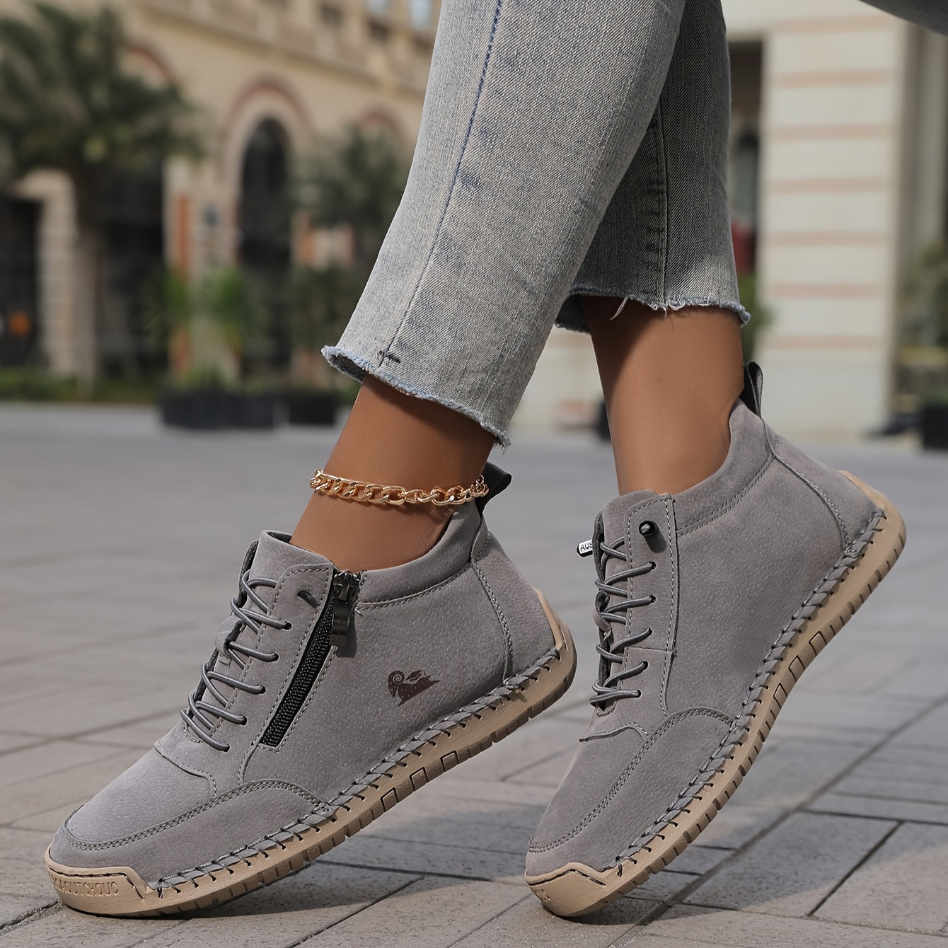 Eimear - Zip-Up Orthopedic Shoes