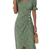 Aoife - Floral V-Neck Dress