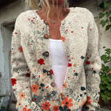 Clíona - Wildflower Print Button Cardigan