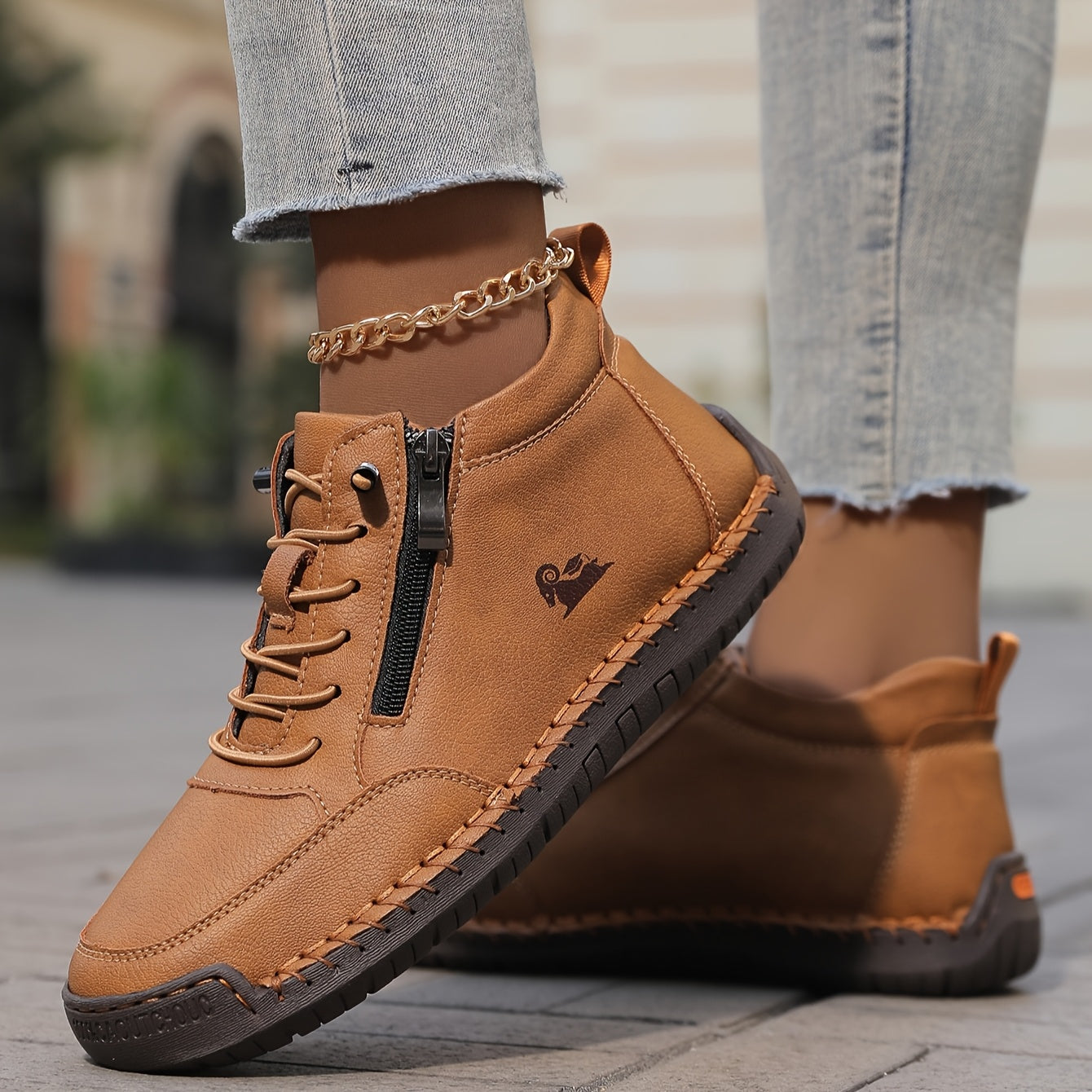 Eimear - Zip-Up Orthopedic Shoes