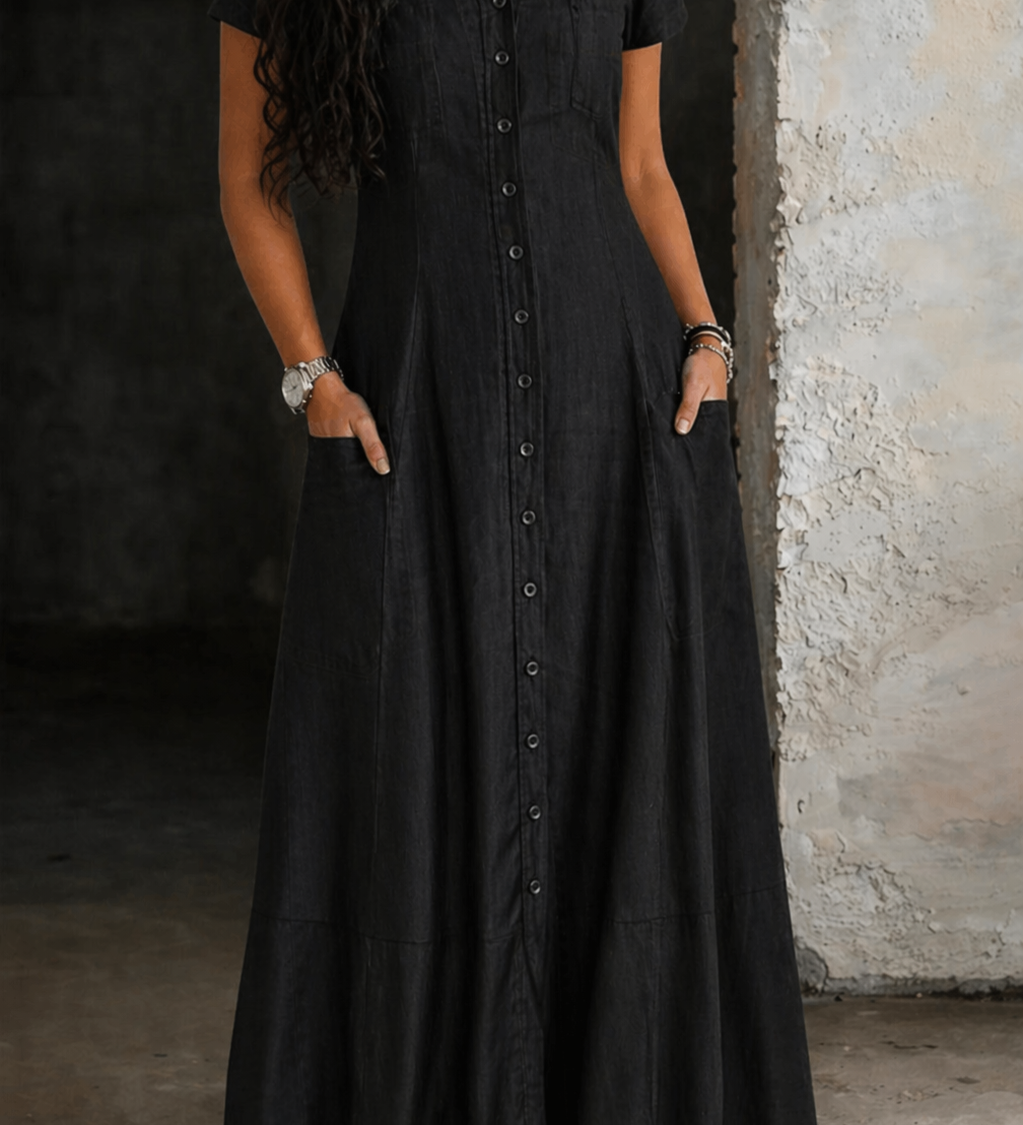 Eimear - Long Denim Dress