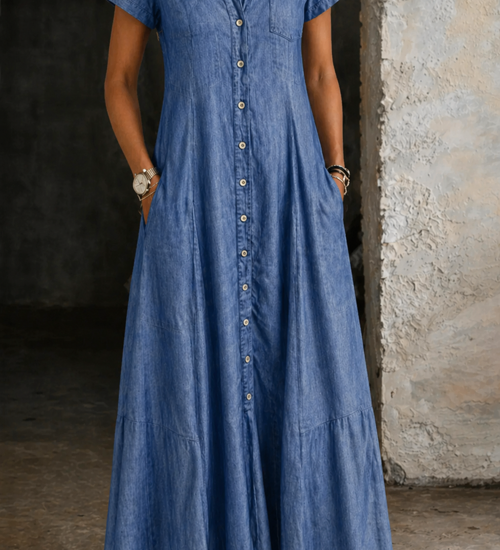 Eimear - Long Denim Dress
